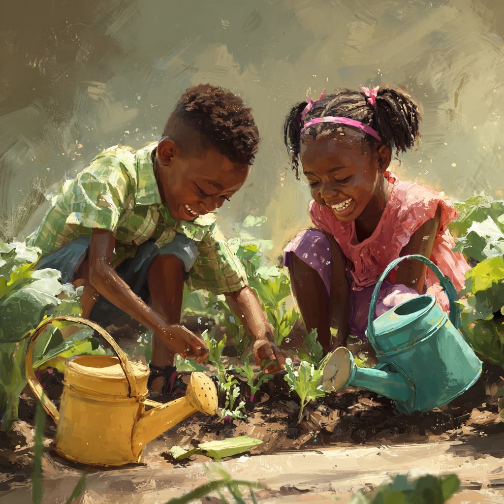 Jardinage avec les enfants